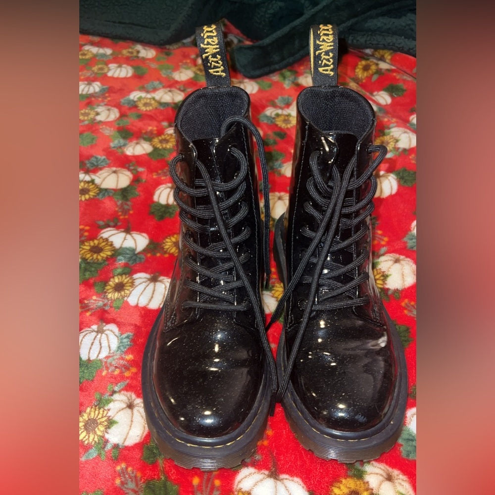 Black Lace-Up Women's Boots